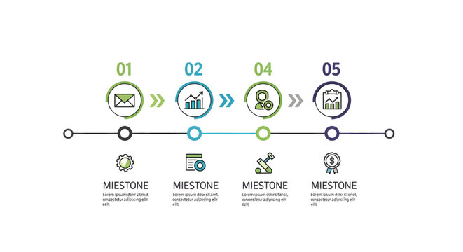 Business Progress Visualization, Digital Design, Office Environment, Concept Overview