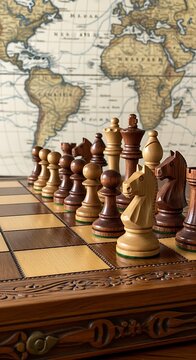 Chess Strategy on World Map - A Game of Global Proportions.