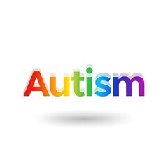 Autism Awareness - Colorful Word Art for Understanding and Acceptance.