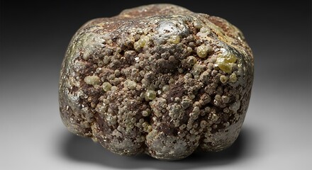 Unique Gold Nugget - A Close-Up of Natural Mineral Formation.