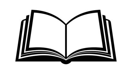 open book vector illustration