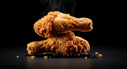 Crispy Fried Chicken Drumsticks - A Delicious and Savory Treat.