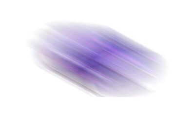 Abstract blurred motion effect with shades of purple isolated on transparent background, creating a sense of movement and artistic expression