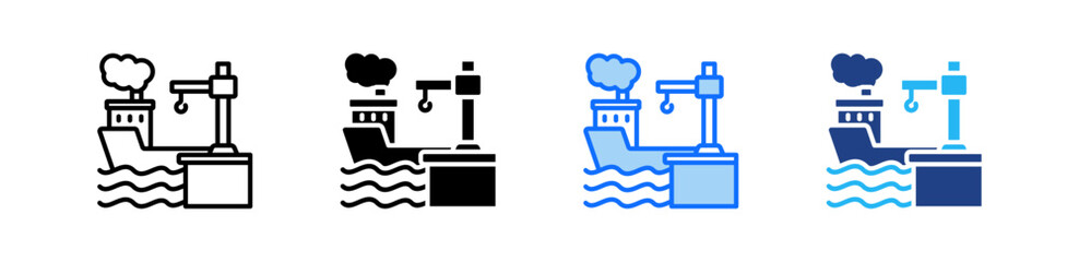 Dockyard Icon Set Multiple Style Collection