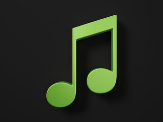Car paint music note symbol