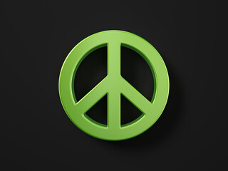 Car paint peace symbol