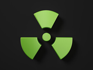 Car paint radiation symbol