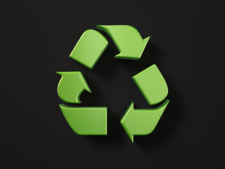 Car paint recycle symbol
