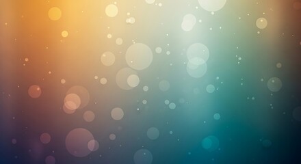 Warm orange and cool teal bokeh background with subtle grid pattern