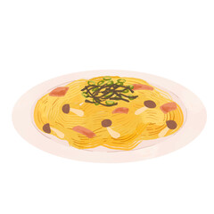 和風きのことベーコンのパスタ・スパゲッティ