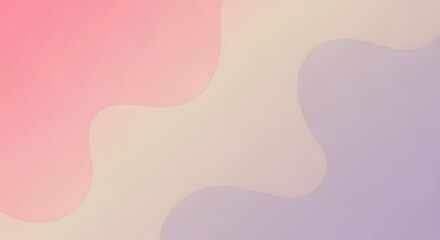 The elegant abstract pink background features a flowing wave pattern that creates a romantic vector illustration perfect for a decoration banner