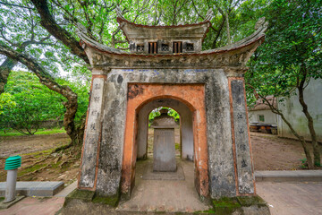 Old building at Hoa Lu, an ancient capital of Vietnam. Trang An Scenic Landscape Complex