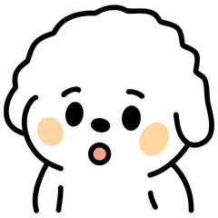 funny cartoon dog