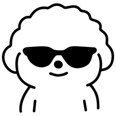 funny cartoon dog