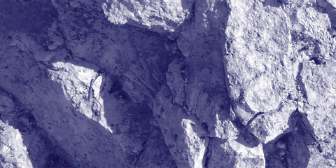 Close-up textured abstract background in deep indigo and white depicting rough rock formations with dramatic shadows and highlights, perfect for graphic design and digital art projects