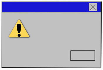 error message