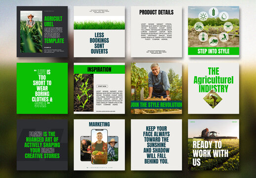 Agriculture Instagram Stories Template