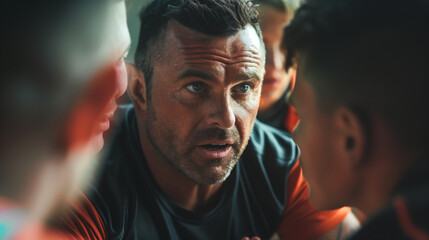 Motivational rugby coach speech before the game