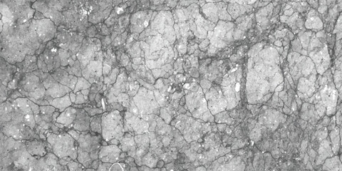 Obraz premium Light grey cracked asphalt or concrete texture with a distressed, weathered appearance featuring numerous fine fissures and a speckled surface, suitable for urban backgrounds and grunge design