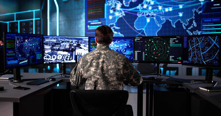 In The Government Military Control Center
