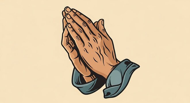 Praying Hands - A Symbol of Faith and Hope.