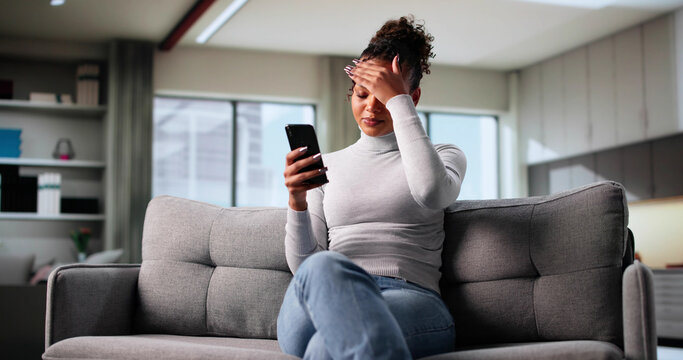 Distressed African-American Woman Faces Shocking Phone Call