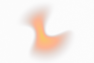 abstract golden and orange liquid fluid on transparent background