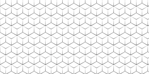 Structure geometric tile stripe square cube decorative thin minimal wallpaper. repeat creative element mosaic ornament vintage monochrome hexagon type gradient liner background.	
