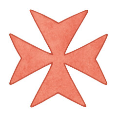 Obraz premium PNG Red cross emblem illustration