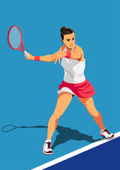 女子テニス選手