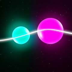 abstract background with stars