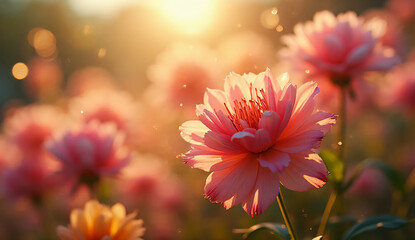 Bloom Explosion in Slow Motion