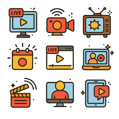 Live video streaming and related technology suitable for websites, blogs, and presentations on modern digital communication and media platforms.