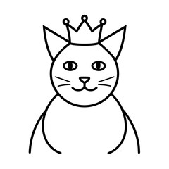 cat royal crown
