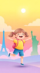 Joyful Girls Adventure - Paris and New York Dream.