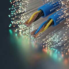 Fiber Optic Cables and Data Transmission Technology.