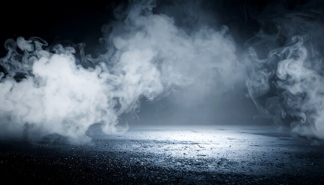 Dark smoky concrete floor