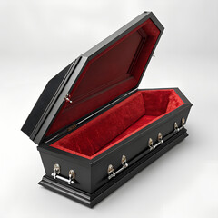 Elegant Black Coffin Design: Funeral and Decor Inspiration