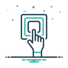 Mix icon for one click