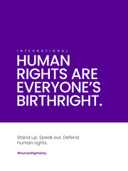 Fototapeta premium Your voice matters. Empower humanity