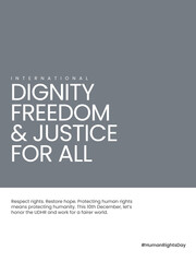 Together for rights. Together for change. This December 10, reaffirm your belief in equality, compassion, and justice.
Together, let’s keep humanity at the heart of everything we do.
