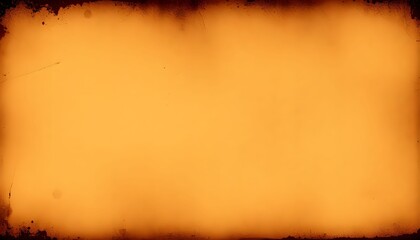 Textured orange paper with a dark, distressed border, creating a vintage aesthetic.