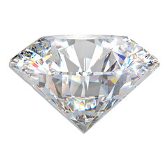 diamond on white background