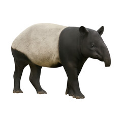 Fototapeta premium PNG Realistic tapir animal illustration