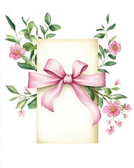 Elegant Watercolor Graduation Diploma with Soft Florals