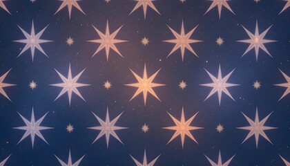 Seamless Star Pattern Background for Fabric and Wallpaper Design