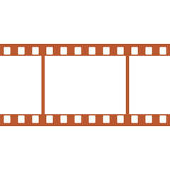 Film Strip Frame Retro Photography and Cinema Frame Vector