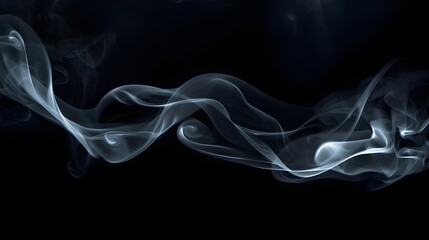 smoke with black background