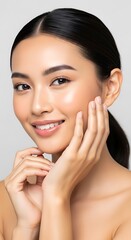 Radiant Beauty - A Portrait of Natural Skincare and Wellness.