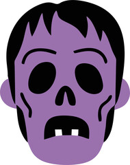 Skull Illustration Halloween Skeleton Death Vector Art Design